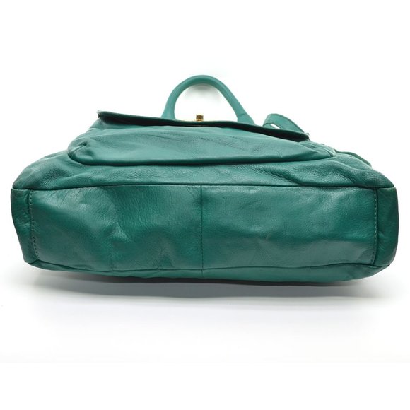 Emma Fox Large Foldover Leather Crossbody Bag - Picture 5 of 6